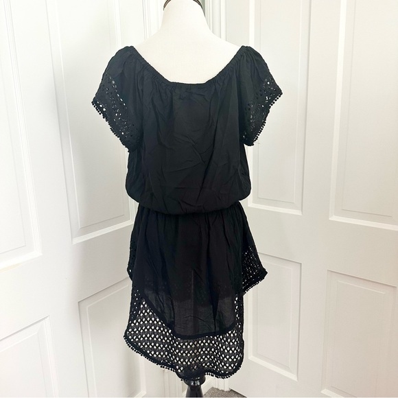 NEW Victoria Secret  Cover-Up black bikini one piece swimsuit coverup Small - Picture 2 of 8